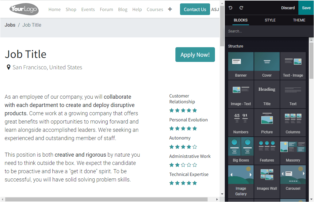 Odoo 15 Website Ecommerce